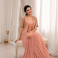 Ready To Wear Crep Silk Saree With Jacket