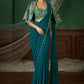 Ready to Wear Crepe Silk Saree with Embroidered Jacket and Blouse