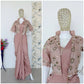 Ready to Wear Crepe Silk Saree with Embroidered Jacket and Blouse