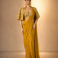 Ready to Wear Crepe Silk Saree with Embroidered Jacket and Blouse