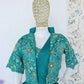 Ready to Wear Crepe Silk Saree with Embroidered Jacket and Blouse