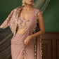 Ready to Wear Crepe Silk Saree with Embroidered Jacket and Blouse