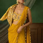 Ready to Wear Crepe Silk Saree with Embroidered Jacket and Blouse