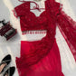 Ready to Wear Embroidered Lehenga Saree for Wedding and Festive Functions