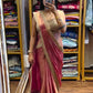 Ready to Wear Fandy Satin Saree with Embroidered Blouse