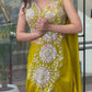 Ready to Wear Green Embroidered Saree for Festive and Party Occasions