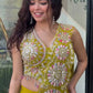 Ready to Wear Green Embroidered Saree for Festive and Party Occasions