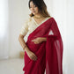 Ready to Wear Sparkle Silk Saree for Festive and Wedding Wear