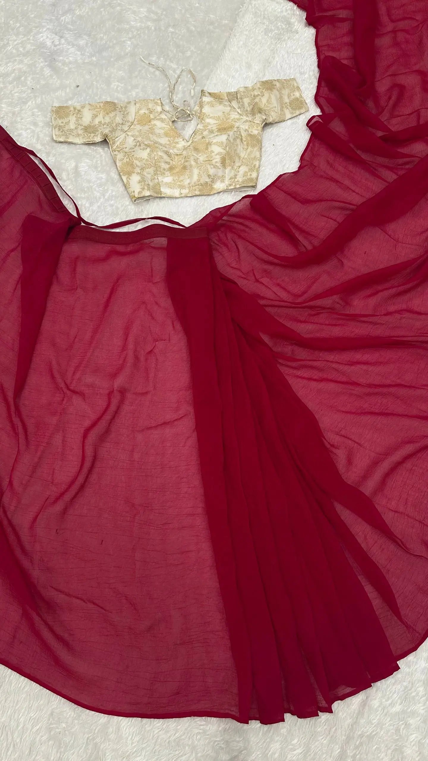 Ready to Wear Sparkle Silk Saree for Festive and Wedding Wear