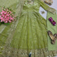 Ready to Wear Two Tone Anarkali Gown Set