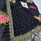 Ready to Wear Two Tone Anarkali Gown Set