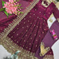 Ready to Wear Two Tone Anarkali Gown Set
