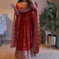 Ready to Wear Two Tone Anarkali Gown Set