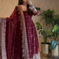Ready to Wear Two Tone Anarkali Gown Set