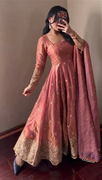 Ready to Wear Two Tone Anarkali Gown Set