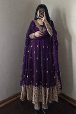Ready to Wear Two Tone Anarkali Gown Set