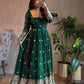 Ready to Wear Two Tone Anarkali Gown Set
