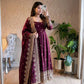 Ready to Wear Two Tone Anarkali Gown Set