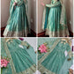 Ready to Wear Two Tone Anarkali Gown Set