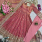 Ready to Wear Two Tone Anarkali Gown Set