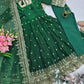 Ready to Wear Two Tone Anarkali Gown Set