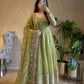 Ready to Wear Two Tone Anarkali Gown Set
