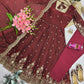 Ready to Wear Two Tone Anarkali Set