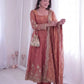 Ready to Wear Two Tone Anarkali Set