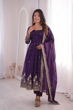 Ready to Wear Two Tone Anarkali Set