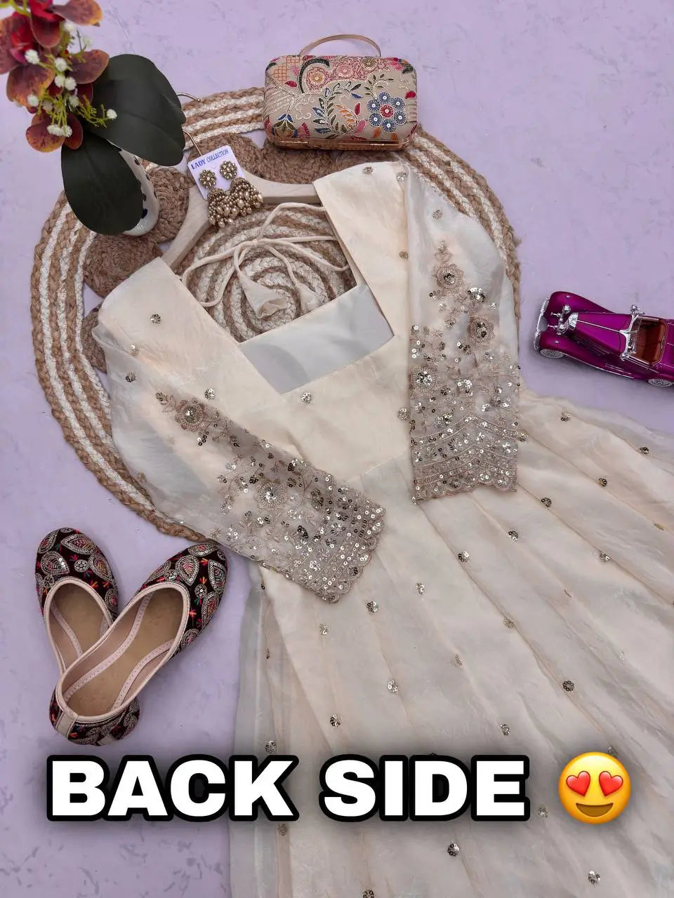 Ready to Wear Two Tone Anarkali Set