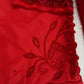Red Natural Silk Suit Set with Beads Work and Farshi Palazzo for Festive and Wedding Wear