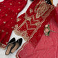 Red Zari Sequin Sharara