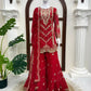 Red Zari Sequin Sharara