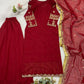 Regal Embroidered Palazzo Suit Set for Wedding and Festive Wear