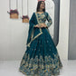 Regal Vichitra Embroidered Lehenga Set
