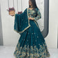 Regal Vichitra Embroidered Lehenga Set