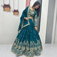 Regal Vichitra Embroidered Lehenga Set