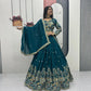 Regal Vichitra Embroidered Lehenga Set