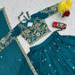 Regal Vichitra Embroidered Lehenga Set