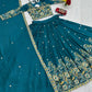 Regal Vichitra Embroidered Lehenga Set