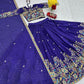 Regal Vichitra Embroidered Lehenga Set