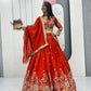 Regal Vichitra Embroidered Lehenga Set