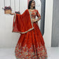 Regal Vichitra Embroidered Lehenga Set
