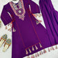 Reyon Mirror Work Cord Set with Palazzo & Tassel Detailing