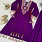 Reyon Mirror Work Cord Set with Palazzo & Tassel Detailing