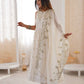 Roman Chanderi Silk Embroidered Anarkali Suit Set