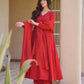 Roman Silk Booti Anarkali