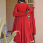 Roman Silk Booti Anarkali