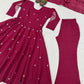 Roman Silk Booti Anarkali