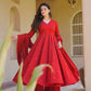 Roman Silk Booti Anarkali